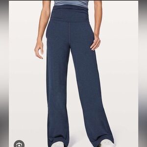 lululemon athletica Deep Blue Wide Leg Pants